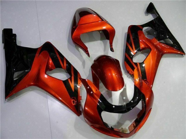 Carene Moto Suzuki GSXR 1000 K1 2000-2002 - Arancia Nero