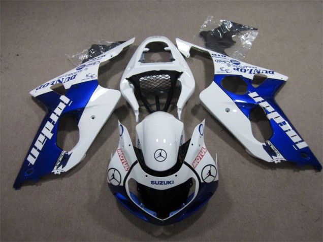 Carene Moto Suzuki GSXR 1000 K1 2000-2002 - Blu Bianco Jordan Motul