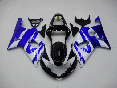 Carene Moto Suzuki GSXR 1000 K1 2000-2002 - Blu Bianco