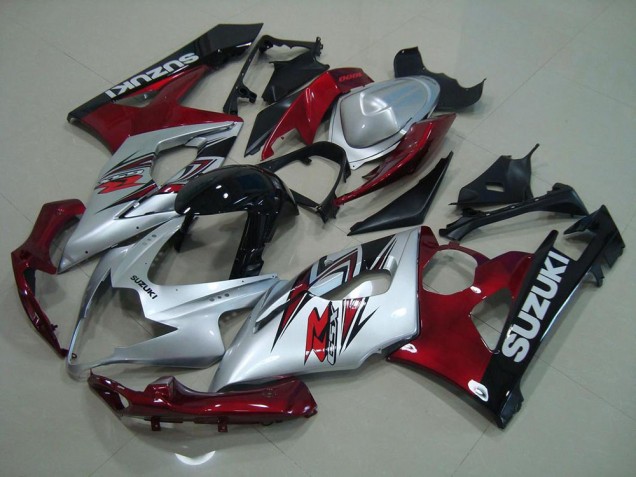 Carene Moto Suzuki GSXR 1000 K5 2005-2006 - Argento Rosso