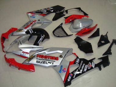 Carene Moto Suzuki GSXR 1000 K5 2005-2006 - Argento & Rosso