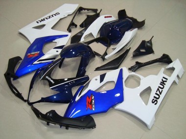 Carene Moto Suzuki GSXR 1000 K5 2005-2006 - Blu Bianco Nero