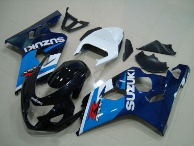 Carene Moto Suzuki GSXR 750 K4 2004-2005 - Blu Bianco