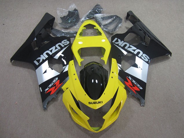 Carene Moto Suzuki GSXR 750 K4 2004-2005 - Giallo Nero Argento