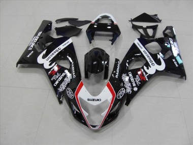 Carene Moto Suzuki GSXR 750 K4 2004-2005 - Nero Rosso Faro