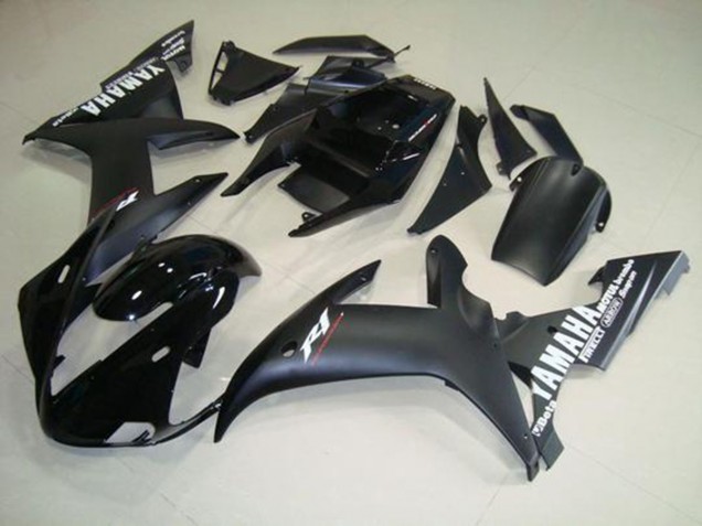 Carene Moto Yamaha R1 2002-2003 - Nero Opaco Bianco