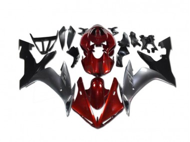 Carene Moto Yamaha R1 2002-2003 - Rosso Grigio Nero