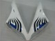 Carene Moto Yamaha R1 2004-2006 - Bianco Blu Fiamma