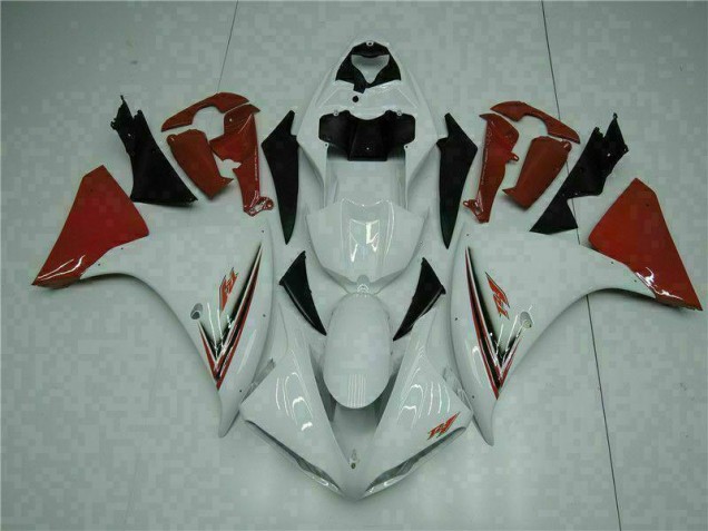 Carene Moto Yamaha R1 2009-2011 - Bianco Rosso