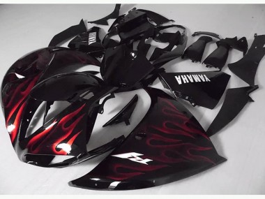 Carene Moto Yamaha R1 2009-2011 - Rosso Nero Fiamma