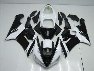 Carrozzeria & Plastica Moto Kawasaki ZX6R 2005-2006 - Nero Bianco