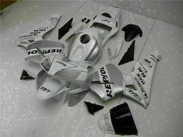 Kit Carenatura Iniezione Honda CBR 600 RR 2003-2004 - Bianco Repsol