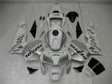 Kit Carenatura Iniezione Honda CBR 600 RR 2003-2004 - Bianco Repsol