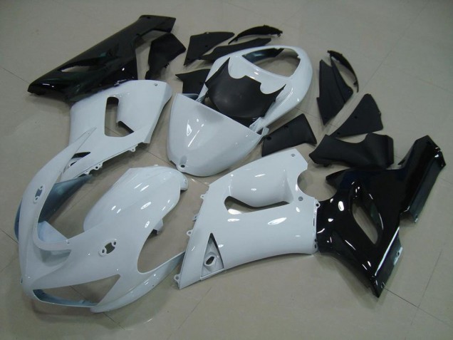 Kit Carenatura Moto Completa Kawasaki ZX6R 2005-2006 - Bianco Nero