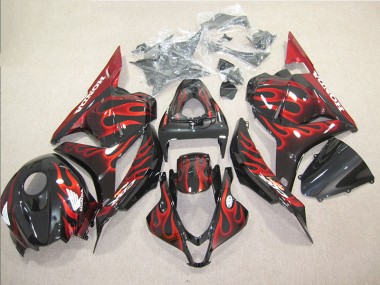 Kit Carenatura Moto Honda CBR 600 RR 2009-2012 - Nero Rosso Fiamma