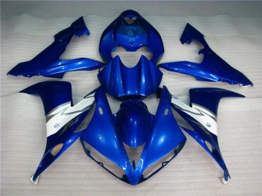 Kit Carenatura Moto Iniezione Yamaha R1 2004-2006 - Blu Bianco