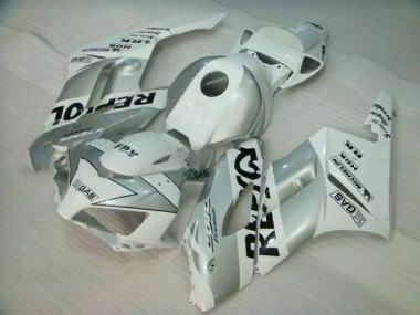 Kit Carenatura Motocicletta Completo ABS Honda CBR 1000 RR 2004-2005 - Argento Bianco Repsol