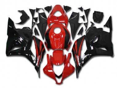 Kit Carenatura Motocicletta Completo ABS Honda CBR 600 RR 2009-2012 - Rosso Nero