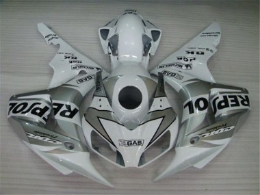 Kit Carene Honda CBR 1000 RR 2004-2005 - Bianco Argento Nero Repsol