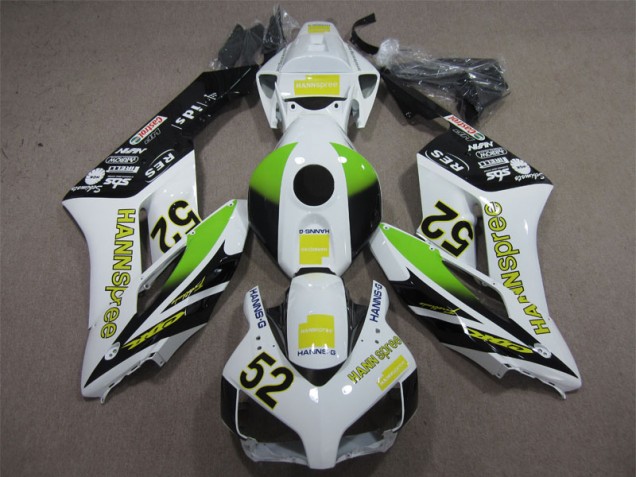 Kit Carene Honda CBR 1000 RR 2004-2005 - Bianco Verde Hannspree 52