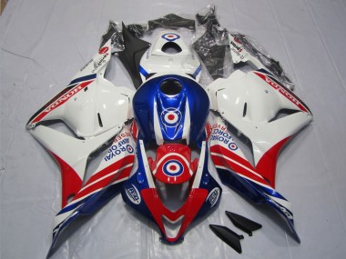 Kit Carene Honda CBR 600 RR 2009-2012 - Bianco Blu Rosso