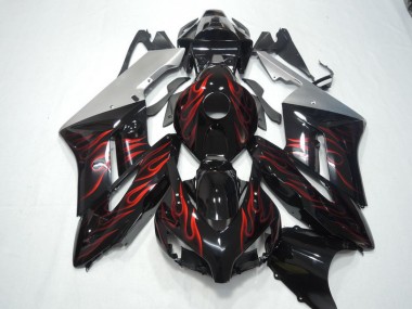 Kit Carene Moto Honda CBR 1000 RR 2004-2005 - Nero Rosso Fiamma