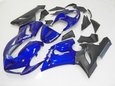 Kit Carene Moto Kawasaki ZX6R 2005-2006 - Blu Nero