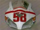 Kit Completo Carenatura Moto ABS Honda CBR 1000 RR 2004-2005 - Bianco Rosso