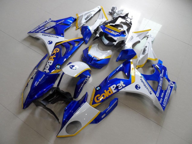 Kits Carenatura Moto BMW S1000RR 2009-2014 - Blu Bianco GoldBet