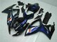 Kits Carenatura Motocicletta Completo ABS Suzuki GSXR 600 / 750 K6 2006-2007 - Nero Blu