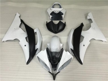 Kits Carene Moto Yamaha R6 2008-2016 - Bianco Nero