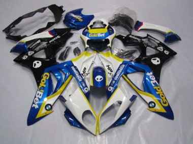 Plastica Moto BMW S1000RR 2009-2014 - Blu Bianco GoldBet